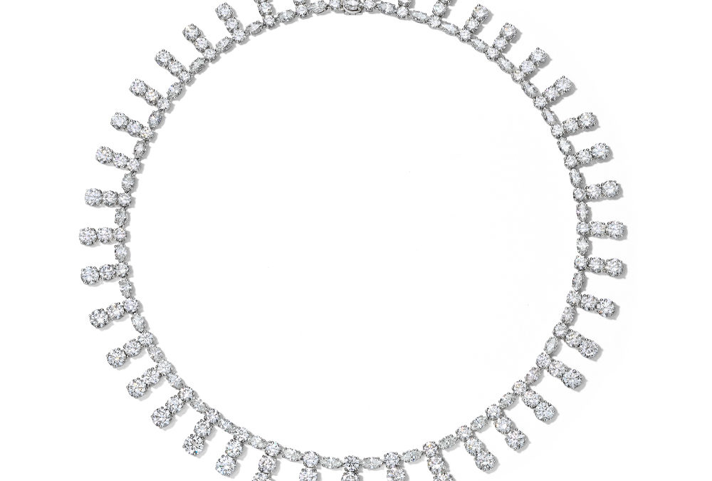 Diamond Snowman Necklace